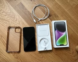 iPhone 14 Plus 256GB Midnight – Stor 6,7" skärm & fint skick!