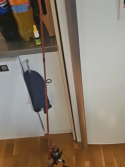 Fiskespö med haspelrulle