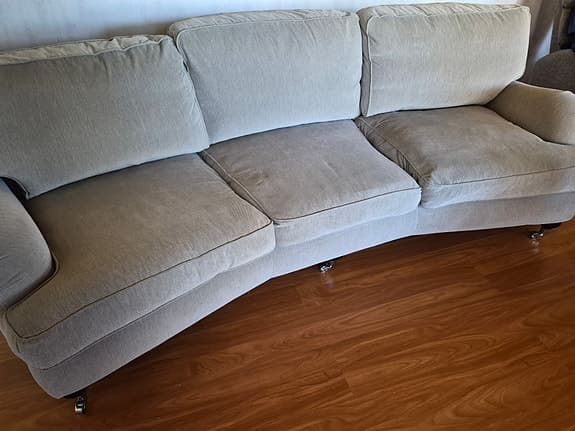 soffa beige oxford