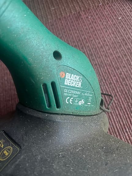 Black & Decker GLC2500L grästrimmer 18V grön