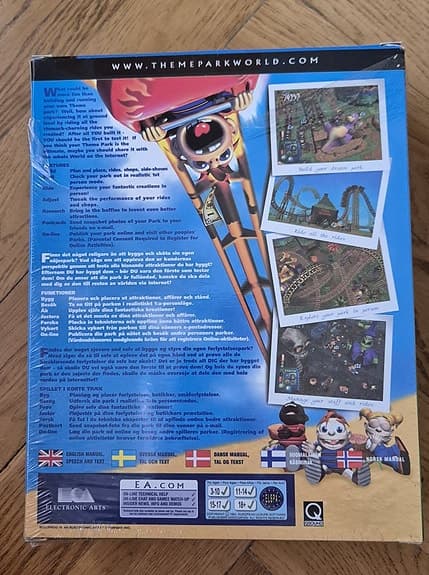 Theme Park World PC CD-ROM, Big Box