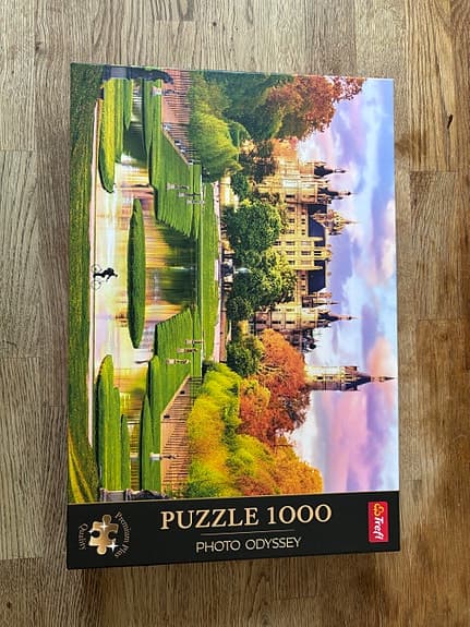 Schmidt Puzzle 1000 bitar Photo Odyssey slott och park