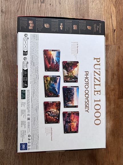 Schmidt Puzzle 1000 bitar Photo Odyssey slott och park