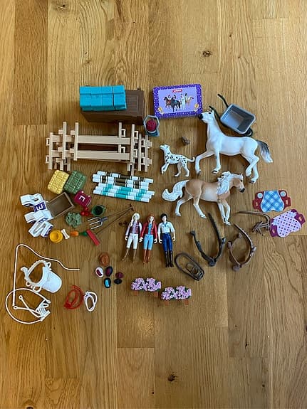 Schleich arena med tillbehör