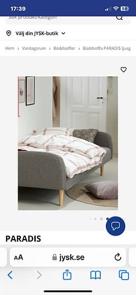 Bäddsoffa Paradis