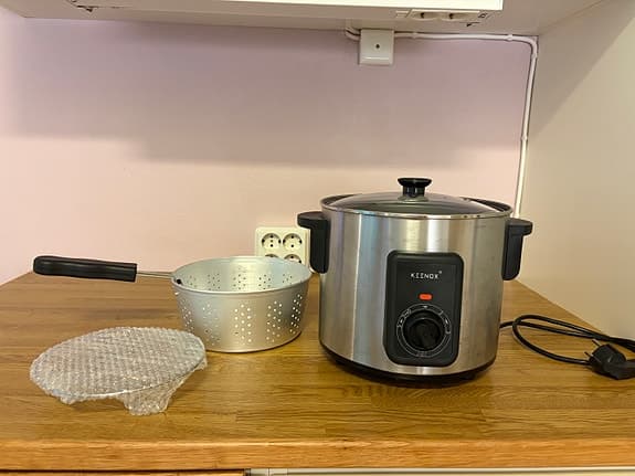 Keenox elektrisk ris/mat-kokare rostfri