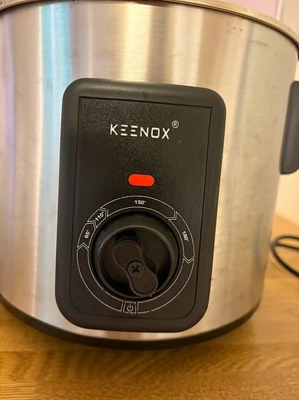 Keenox elektrisk ris/mat-kokare rostfri
