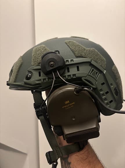 NordHaven NIJ IIIA Ballistisk Hjälm med Peltor ComTac XPI