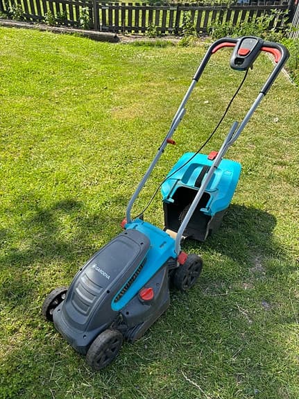 Gardena elgräsklippare blå