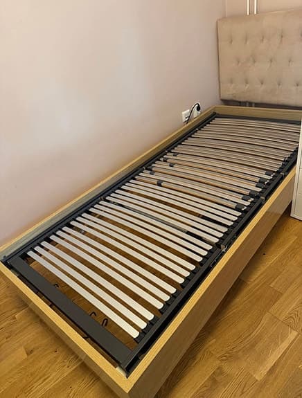 TEMPUR ställbar säng 90cm + gavel