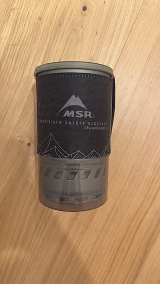 MSR WindBurner 1l friluftskök med gryta