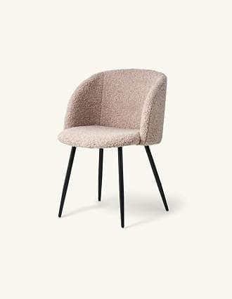Stol med teddy/bouclé material, Søstrene Grene