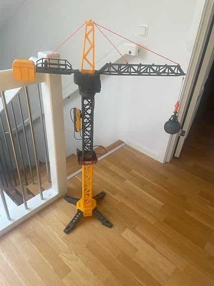 Leksakskran gul/svart med kula o Fjärrkontroll