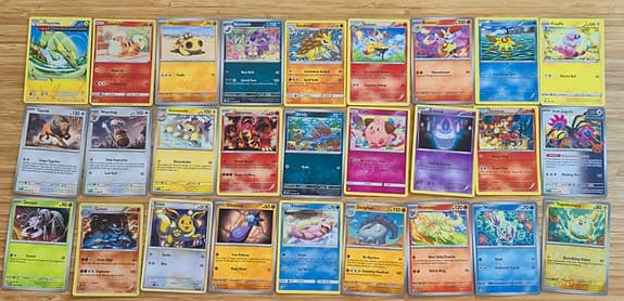 Pokemonkort blandad samling - 42st