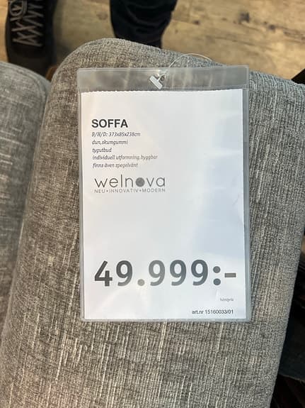 Soffa XXLLutz Wellnova