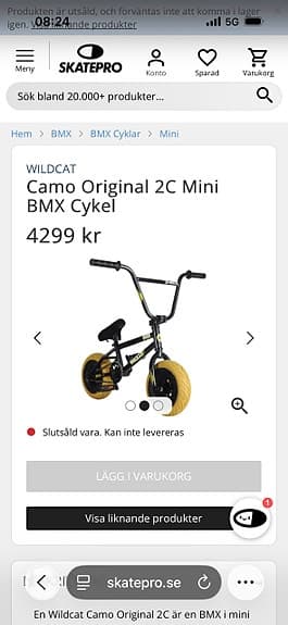 Wildcat mini BMX