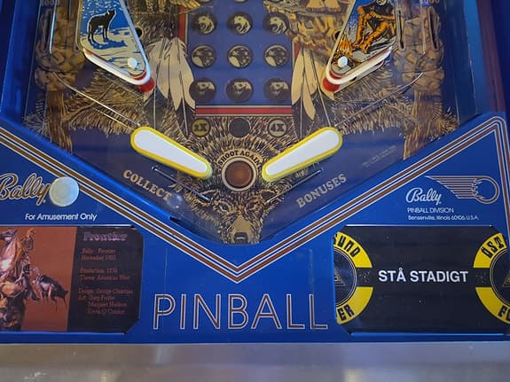 Frontier flipperspel, Bally 1980