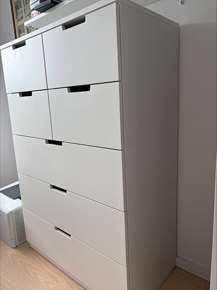 IKEA Nordli byrå 7 lådor