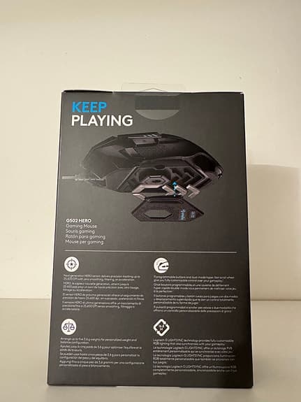 Logitech G502 Hero gamingmus