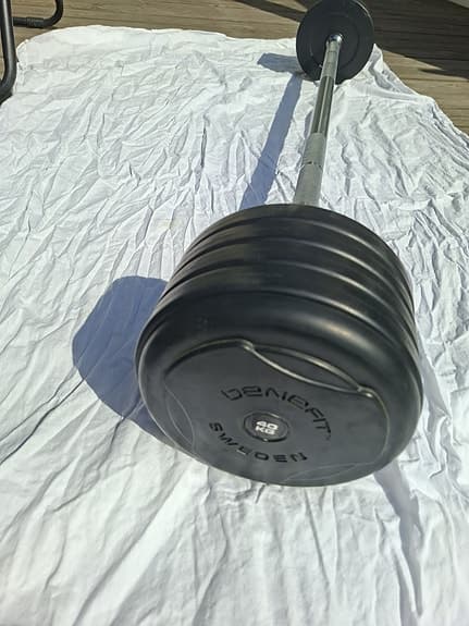 Skivstång med 40kg vikt