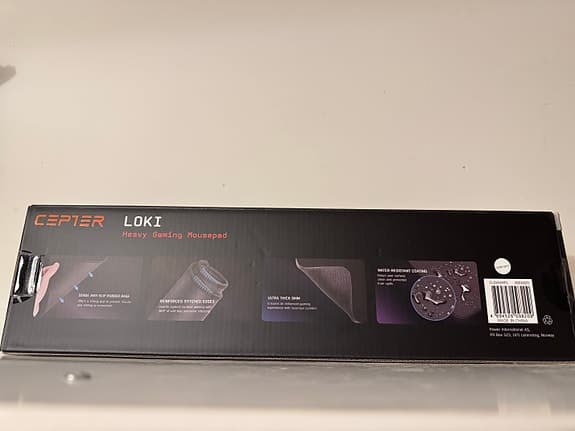 P0PTER LOKI gaming-musmatta svart