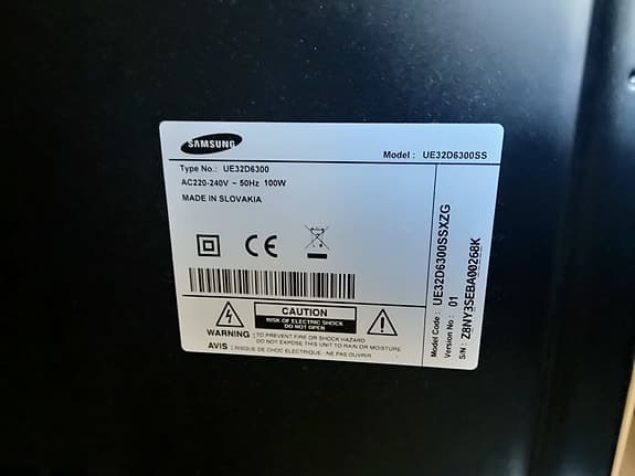 Samsung UE32D5005 32" TV svart
