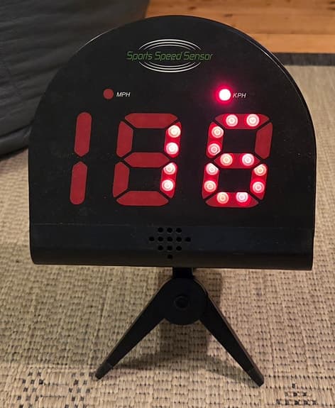 Sports speed sensor
