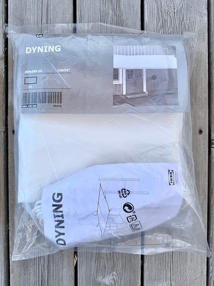 IKEA Dyning solsegel, 2x3m