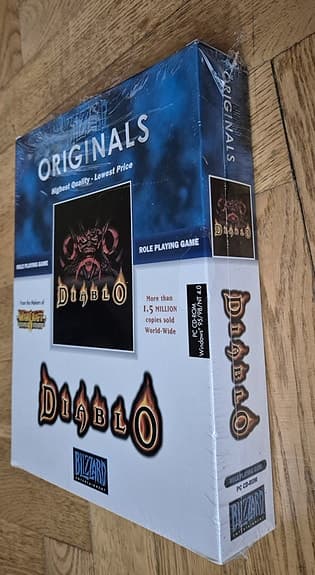 Diablo PC CD-ROM Blizzard Originals, Big Box