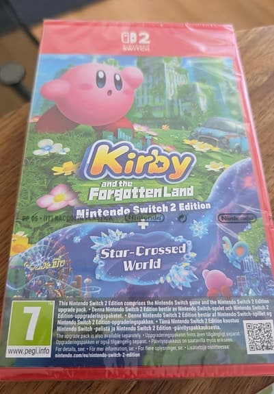 Kirby and the Forgotten Land + Star-Crossed World — Switch 2 Edition 🆕 (Nytt)