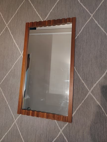 Teak spegel 120x66 centimeter