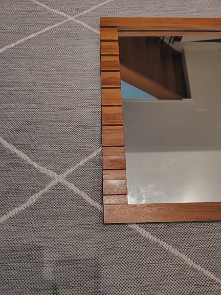 Teak spegel 120x66 centimeter