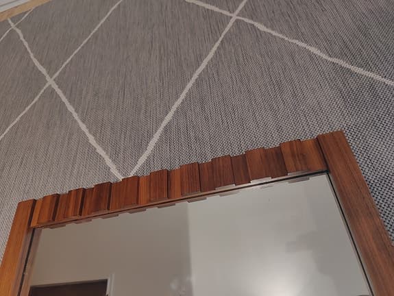 Teak spegel 120x66 centimeter