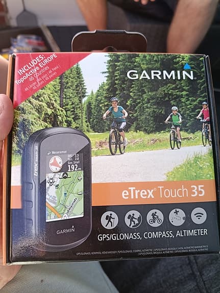 Garmin eTrex Touch 35 GPS med kompass och höjdmätare
