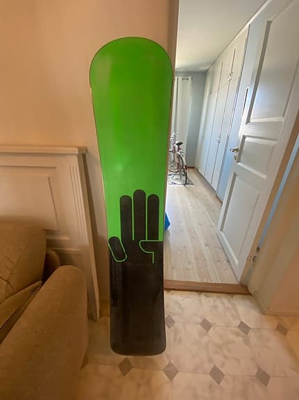 Bataleon snowboard grön/svart 155