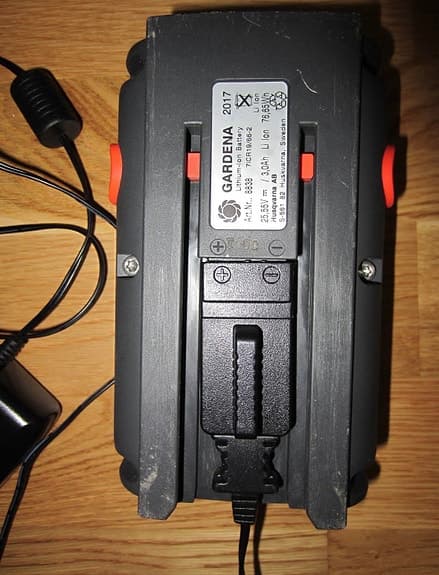 Gardena handgräsklippare med Li-Ion batteri