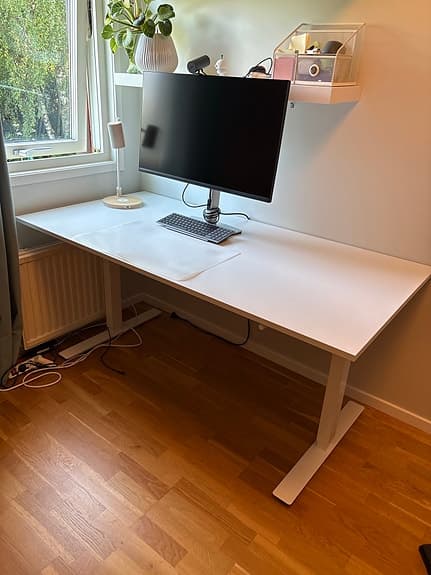 IKEA Trotten 80x160 skrivbord sitt/stå