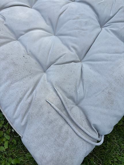 IKEA Kuddarna dynor till solsäng ljusgrå