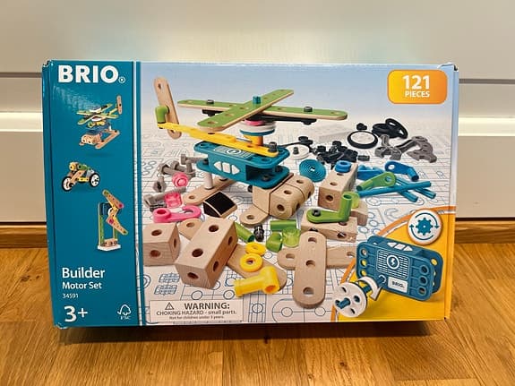 BRIO Builder Motor Set byggsats 121 delar nr 34591
