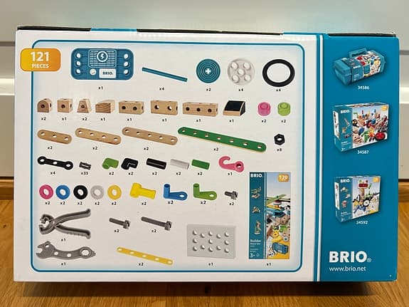 BRIO Builder Motor Set byggsats 121 delar nr 34591