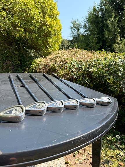 Golfklubbor järnset Wilson staff (6 klubbor)