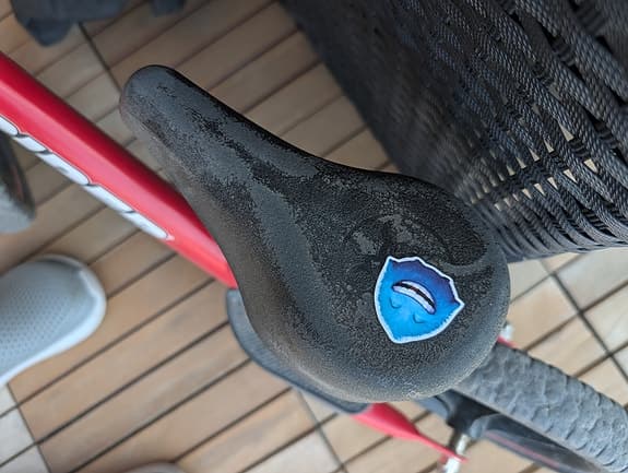 Strider balanscykel 12" röd med hjälm