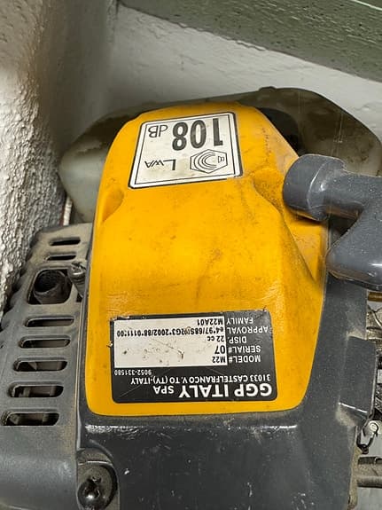 Stiga ST 210 grästrimmer bensindriven gul