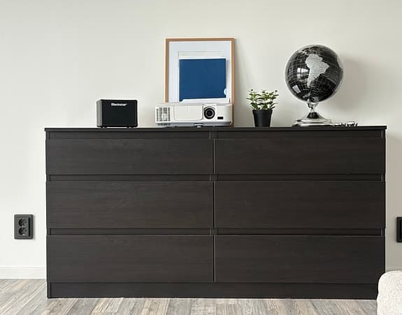 Kullen byrå med 6 lådor