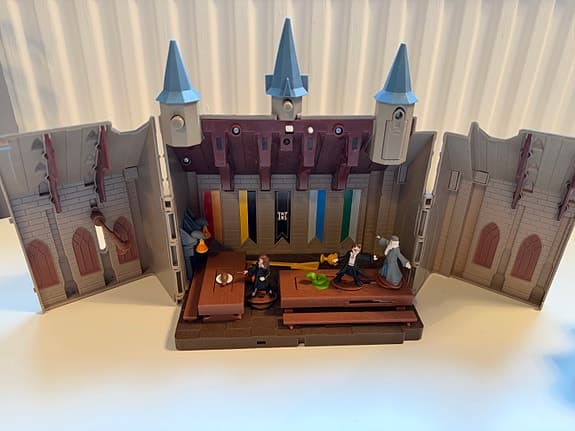 Harry Potter Hogwarts Great Hall Playset JAKKS med ljus & figurer