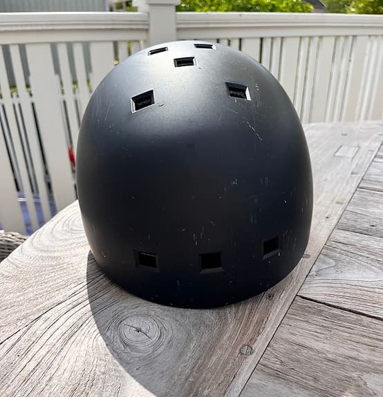 Warp cykelhjälm svart stl M/L