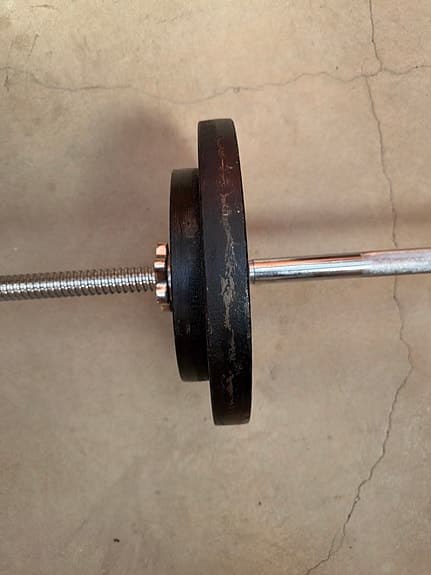 Spartacus skivstång med vikter