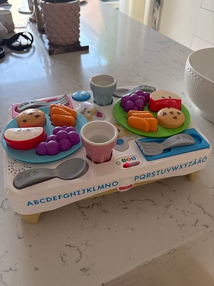Fisher-Price leksaksservis med ljud och ljus