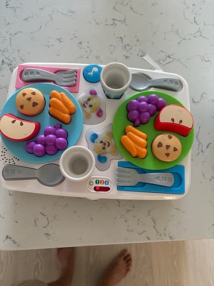 Fisher-Price leksaksservis med ljud och ljus