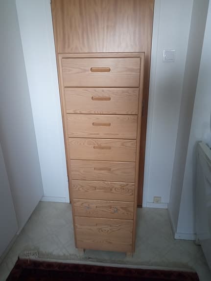 FURU BYRÅ/HURTS, ca 1960 tal, 8 lador.